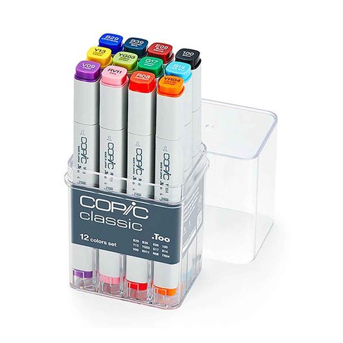 Copic Original Markers 12pc Set-Basic