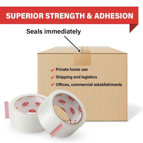Simply Cool Packing Tape 36 Pack, Heavy Duty Packaging Tape for Shipping, Moving Boxes, Sealing, Mailing & Storage – Strong 1.88” Wide x 100 Yards Per Refill Roll, 3600 Yards Total