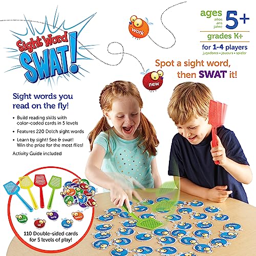 Learning Resources Sight Word Swat! Educational Reading Game for Kids