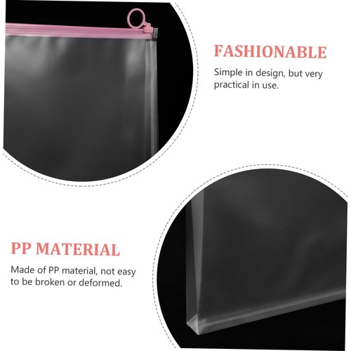 Angoily 4pcs Document Folders Thick Plastic File Envelopes Easy Closure for Office Supplies and Organizing Stationery Stylish Colors