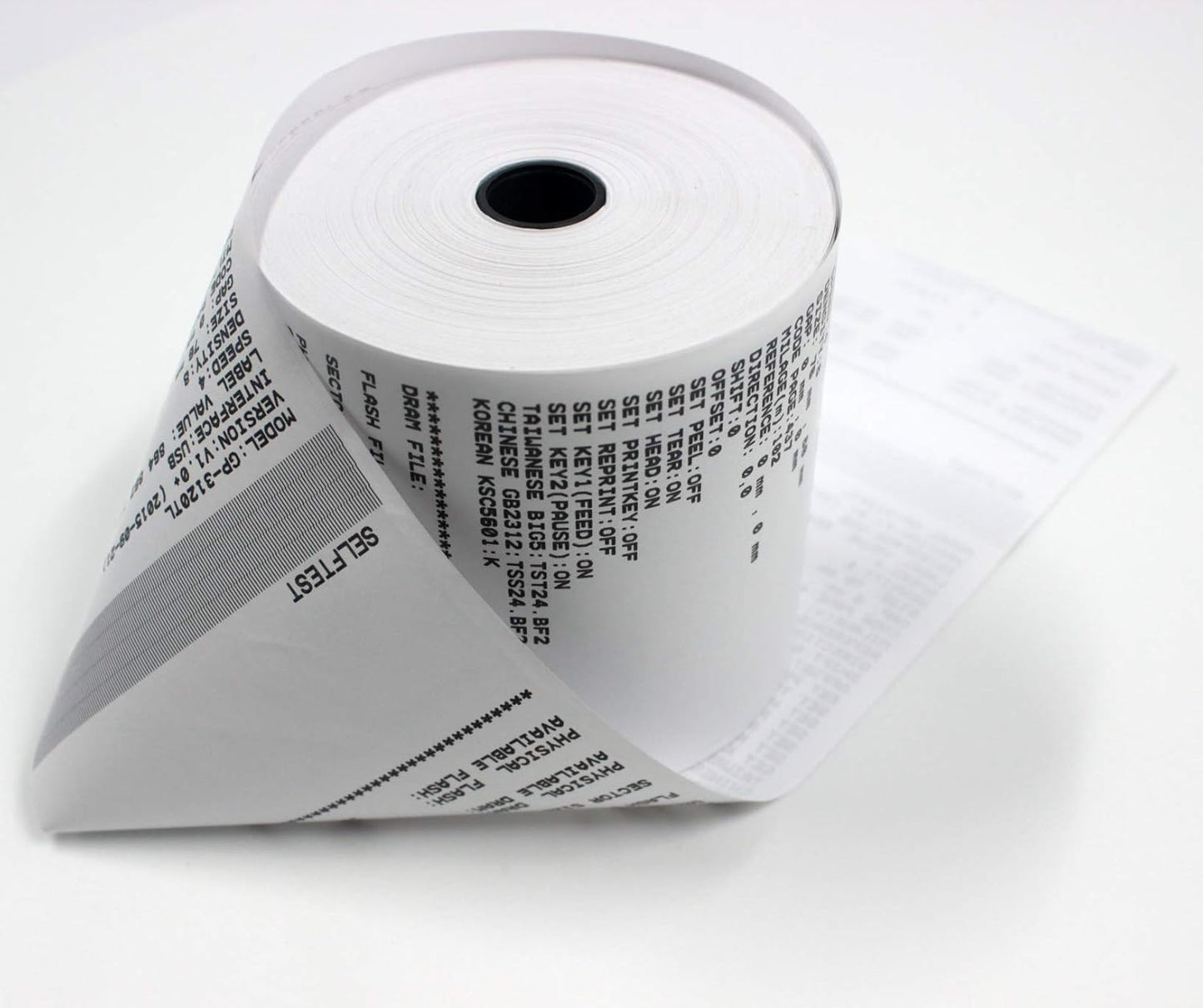 BuyRegisterRolls Thermal Paper Receipt Rolls - Premium 55 GSM | 2 1/4" x 50' | BPA Free for All Terminals