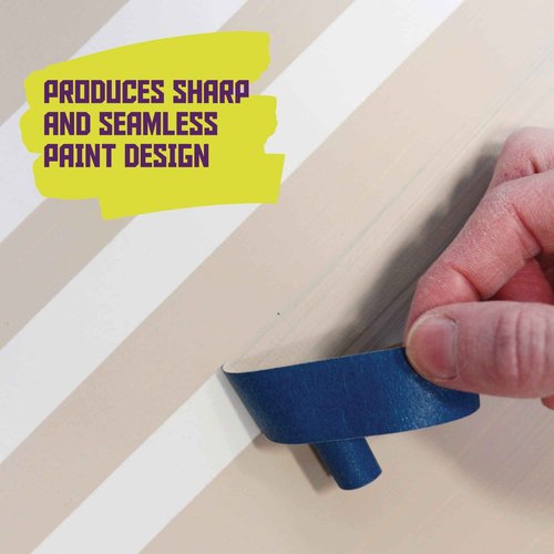 ATack Blue Painters Tape Pack - 1.88-Inch, 4320 Feet, 24 Rolls, Delicate Surface, Wide Masking Tape for Walls & Home Painting