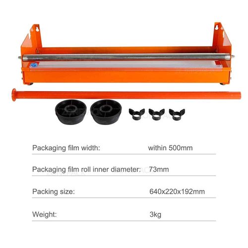 ZONEPACK Manual Stretch Film Wrapping Machine Dispenser Tools Pallet Packing Machine Equipment Film Package Machinery
