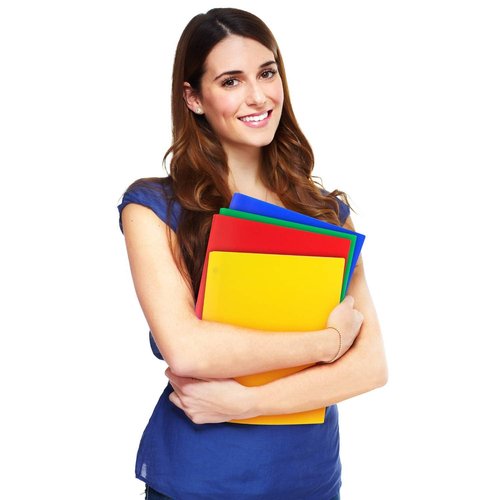 Dunwell Plastic 2 Pocket Folders with 3 Prongs, (6 Pack, Assorted Colors), 3-Clasp Folders with Fasteners, Tear-Resistant, Long Lasting Acid-Free Poly, Includes Labels