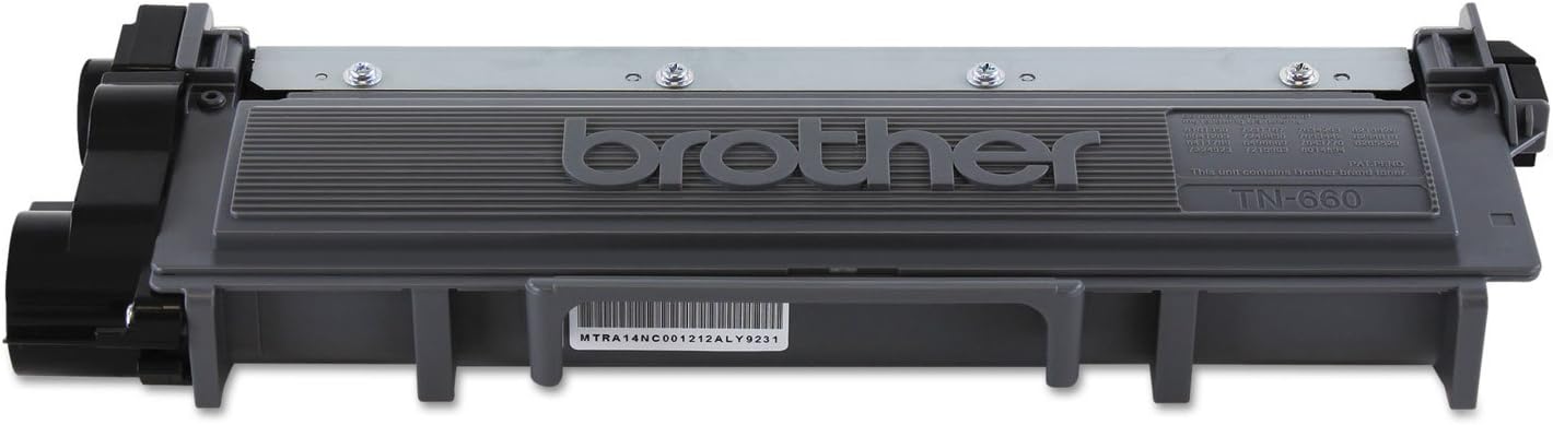 Brother TN-660 Black Toner Cartridge - High Yield for Up to 2,600 Pages | Retail Packaging