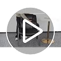 CLATINA Big & Tall 500 lb Leather Guest Chair, 2-Pack Reception Chairs with Cushioned Arm Rests