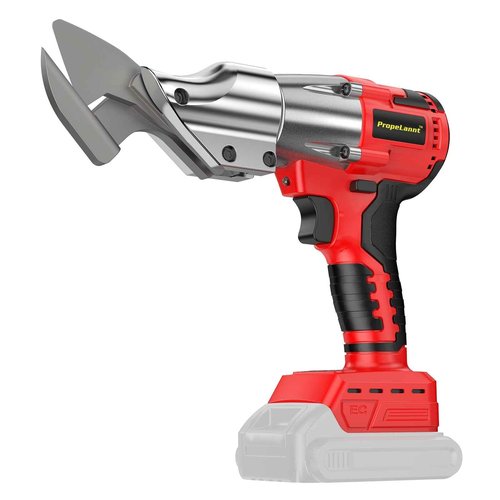 Cordless Metal Shears for Milwaukee M18 Battery - 14GA Metal Cutting Shears, 400Nm Torque, 360° Pivoting Head, Cuts Stainless Sheet, Iron, Carpet, Leather, Cardboard (No Battery)