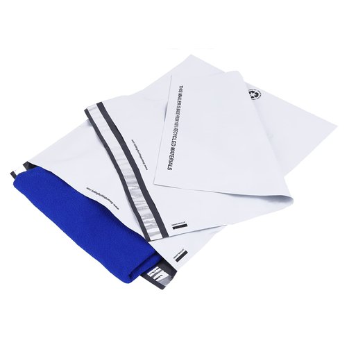 SMART 14.5x19 Recycled Poly Mailers - 200 Pack of White Eco-Friendly Packaging Mailing Bags | Recyclable & Sustainable, Cute & Stylish Small Business Supplies | 2.5 Mil Thick - 200 Pack