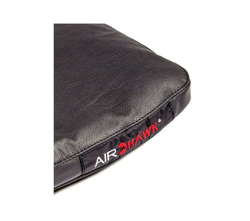 Airhawk Ergonomic Office/Chair Seat Cushions with Leather Cover for Desk, Stadium Seats, Construction, Airlines, Car & Truck Driver Use, Pressure Relief, Posture Support