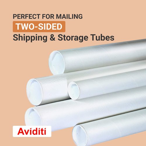 AVIDITI Shipping Tubes 3"L x 24"W, 24-Pack | Cardboard Mailing Tube for Packing, Shipping and Mailing 324