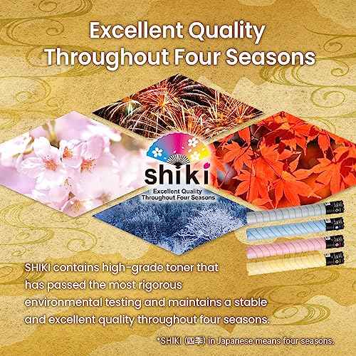 SHIKI Compatible Toner Cartridge for Konica Minolta bizhub C3350/C3850/C3850FS Yellow (TNP48Y/A5X0230) 10,000 Pages (Yellow)