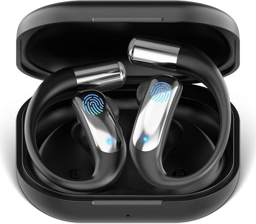 OWS AI Language Translator Earbuds - 4-in-1 Real-Time Translation in 145 Languages | Black