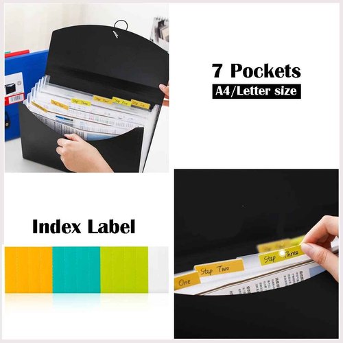 Accordion File Organizer, TRANBO Letter Size/A4 Expanding File Folder
