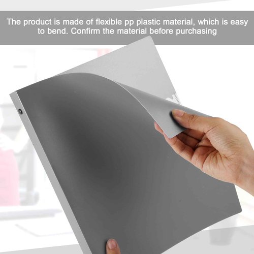 Skyygemm 36 Pcs 1 Inch 3 Ring Flexible Plastic Binders Bulk Fits Letter Size 8.5'' x 11'' Paper Holds up to 225 Sheets with 1 Pockets Versatile Binder for School Office Home(Gray)