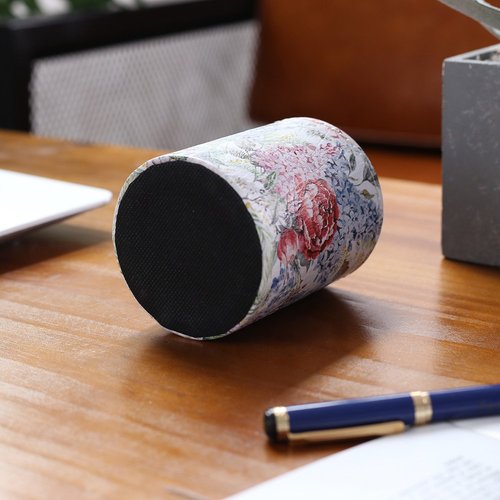 LINKWELL Summer Flower Blossom Design PU Leather Pencil Pen Holder Desk Organizer PH40