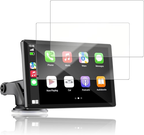 NOUKAJU Screen Protector for HAUXIY Q9S Carplay - HD Protective Film, 6H Hardness, Anti-Fingerprint, 9-Inch