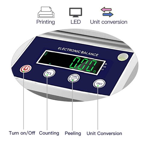 Hochice High Precision Digital Lab Scale - 1000g Capacity | Accurate 0.01g Measurement with RS232 Port