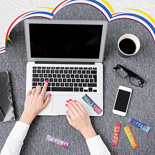 Crtiin Classic Anxiety Sensory Stickers - 50 Tactile Calm Textured Strips for Stress Relief & Focus