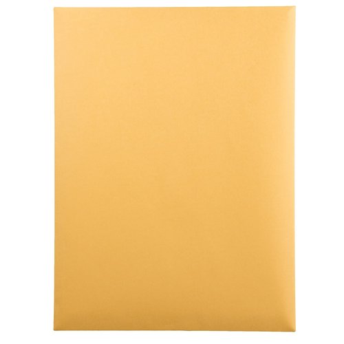 Quality Park 41465 Quality Park Catalog Envelopes, Heavyweight/Gummed, 9x12, 28lb, Kraft, 250/Box (QUA41465), Light Brown