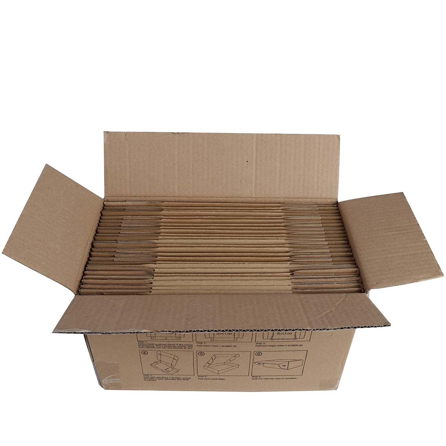 PHAREGE 6x4x3 inch Shipping Boxes Bulk 25 Pack Brown