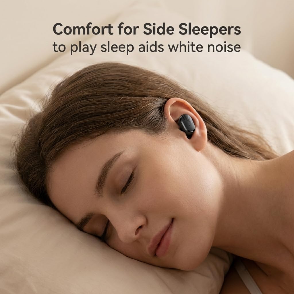 NVAHVA Bluetooth Earbuds with Mic for Meeting Recorder Travel Translation
