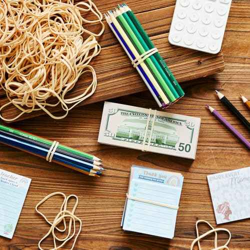 Marspark Rubber Bands Bulk Elastic Rubber Bands 5 lb File Folder Strong Elastic for Office Home Supply Crafts(Size 33)