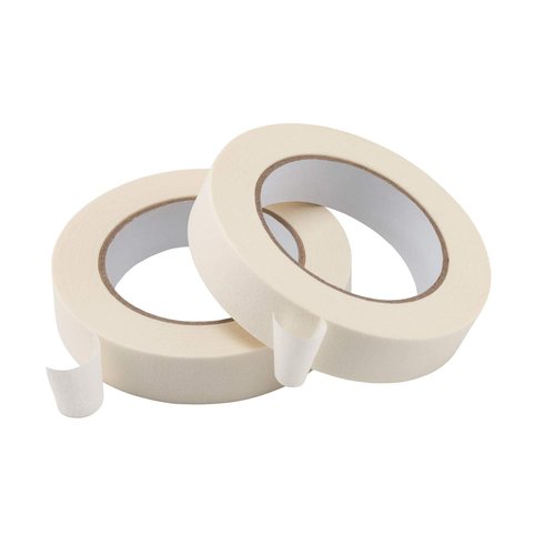LICHAMP Desktop Tape Dispenser Holder with Large 3 inch Core for Masking Tape and 10 Pack White Masking Tape 1 inch