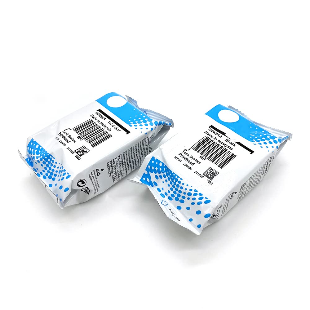 CPongineTec New M0H51AA + MOH50AA Printhead Compatible with Smart Tank 310 318 418 118 415 DeskJet GT5810 GT5820