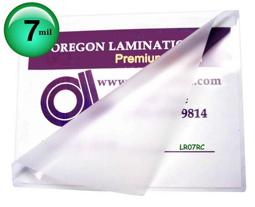 Oregon Lamination Heat Activated Laminating Pouches 7 Mil 9” x 11-1/2” [Pk of 100] 229mm x 292mm x 175 microns Thick for 8.5 x 11 Letter Size Sheets, Clear