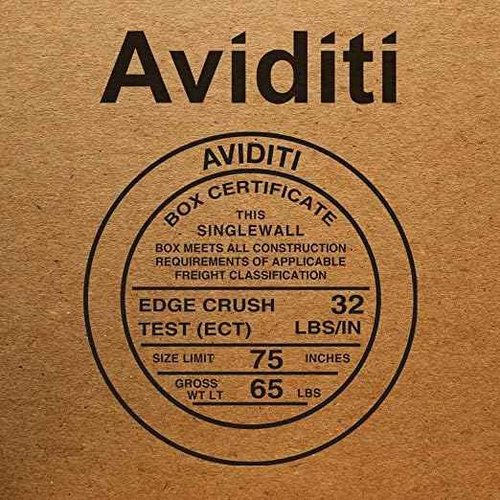Aviditi Shipping Side Loading Moving Boxes 26" x 6" x 20" (10 Pack) Large Corrugated Cardboard Packaging Boxes - Shipping, Packing, Moving, and Storage Box for Home or Office - 10 Pack