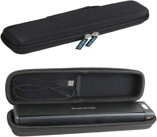 Anleo Hard Travel Case - Protect Your Fujitsu ScanSnap iX100 Wireless Mobile Scanner - Compact Design