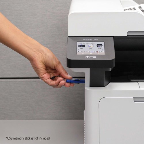 Brother MFC-L5710DW Business Monochrome Laser All-in-One Printer with Wireless Networking and Duplex Print, Scan, and Copy, Works with Alexa