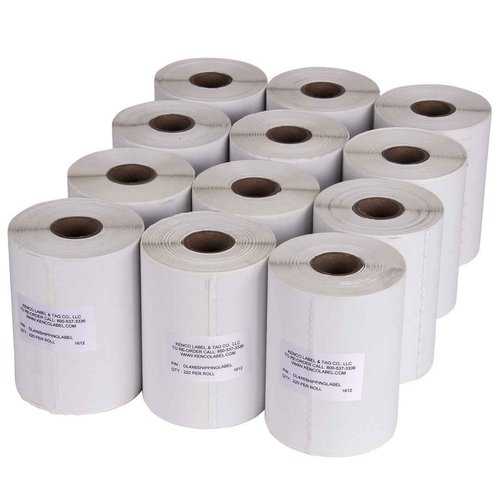 4" x 6" Compatible with Dymo® 4XL Postage Shipping Labels, Compatible with Dymo 1744907 (1 Roll - 220 Labels Per Roll) (12 Pack)