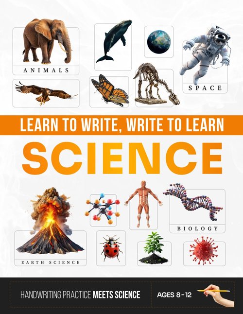 Learn to Write | Full-Color Science Workbook by Learn to Write - Enhance Handwriting Skills
