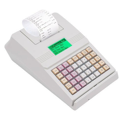 Electronic Cash Register, Menu Based Control System Cash Register with Printer, 40 Keys Electronic Cash Register for Supermarkets, Wholesale Markets, Convenience Stores