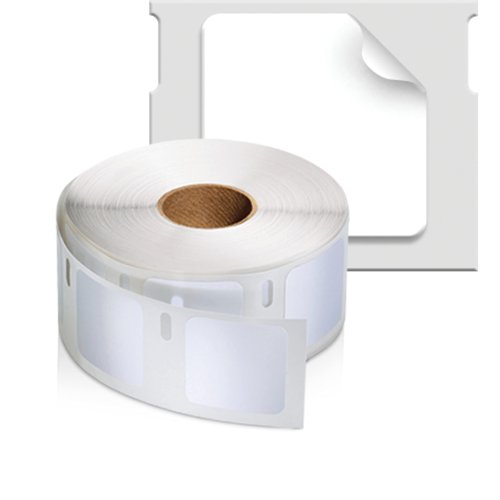 DYMO Authentic LW Multi-Purpose Square Labels DYMO Labels for LabelWriter Printers Great for Barcodes 1" x 1" 1 Roll of 750