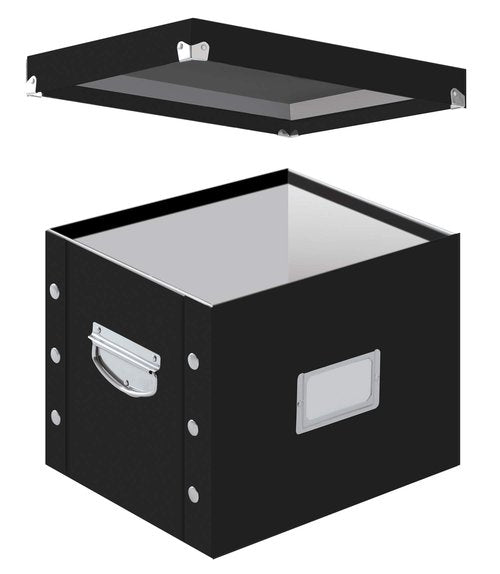 Snap-N-Store Letter-Size File Box, Black (SNS01533)