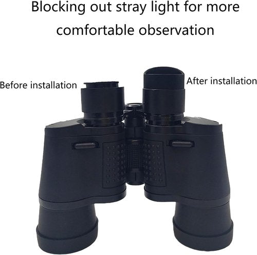 Guojiang Soft Rubber Eyepiece | Eye Shield Guard Cups for Binoculars & Microscopes | 28mm-37mm Inner Diameter