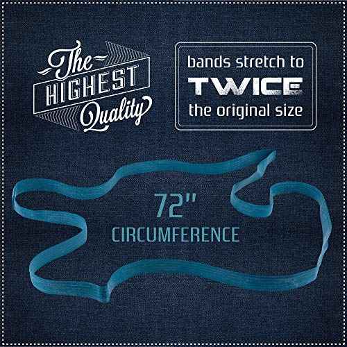 12 Pack of Extra Large Rubber Bands for Moving Blanket & Pad - 36" Length Furniture Mover Bands (72 Inch Circumference) by Kitchentoolz