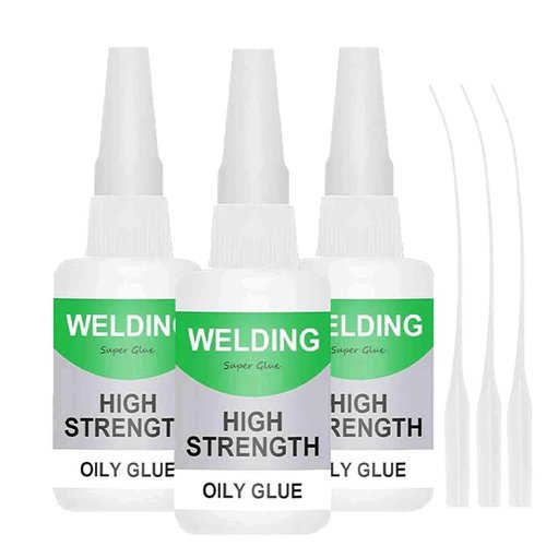Welding High-Strength Oily Glue,Universal Super Glue Gel,eramic Glue for Porcelain and Pottery Repair, Waterproof, No Smell, Temperature Resistant, for Shoes, Metal, Plastic, Wood, Leather, Glass, DIY