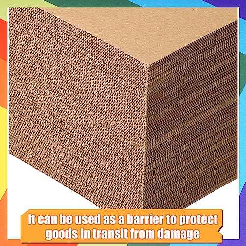 400 Pcs 5 x 7 Inch Corrugated Cardboard Sheets for Mailers 2 mm Thickness Flat Pack Insert Shipping Mail Cardboard Divider Backs and Crafts Arts and Crafts Supplies Dividers DIY Projects