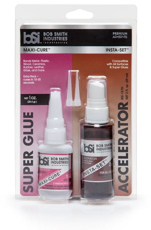 Bob Smith Industries Maxi Cure/Insta-Set Combo Pack - 3 oz Clear Adhesive Solution