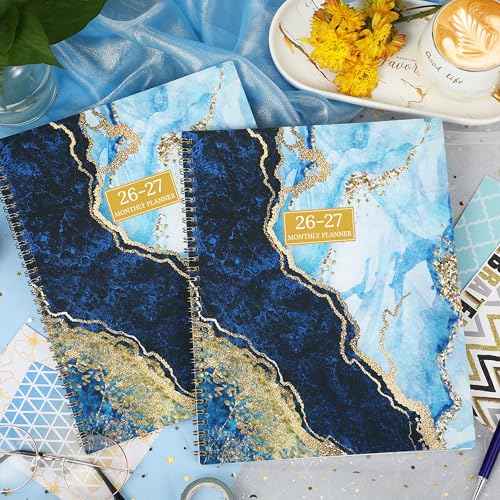 2026-2027 Monthly Planner/Calendar - Jan. 2026 - Dec. 2027, 2 Year Monthly Planner 2026-2027, 9" ¡¿ 11" Calendar Planner 24 Months with Tabs, Twin-Wire Binding, Double-Side Pocket, Holiday £¦ Note Pages