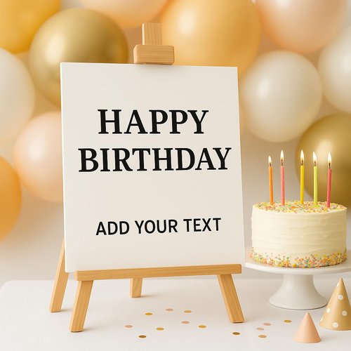 INTELLIMADE Custom Foam Boards – 3/16" Thick Personalized Sign Boards with Your Text, Logo, or Image – Square & Rectangle – 6 Sizes – For Events, Displays, Presentations & More – Made in USA