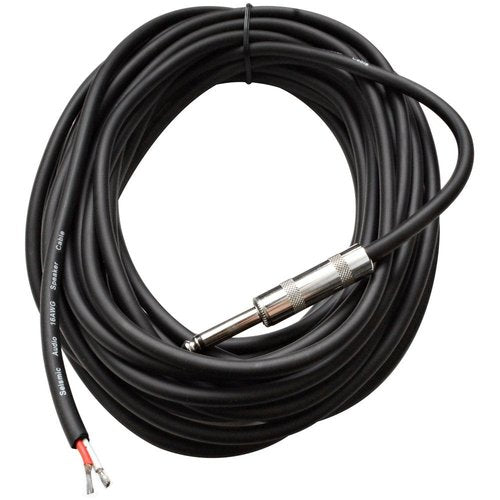Seismic Audio QRW50Pair 50-Feet Raw Wire to 1/4-Inch Speaker Cable, 16 Guage, PA/DJ/Home Audio