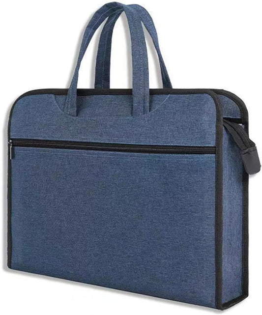 Skiennix Document Bag - Portable Waterproof Zippered Office Organizer for Laptop & Files | Carrying Pouch