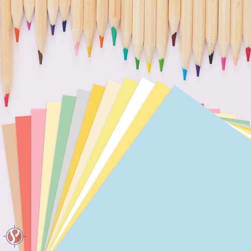 Cream Pastel Color Paper – Great for Arts and Crafts and Stationery Printing – 8.5 x 14" (Menu/Legal Size) – 20lb Bond / 50lb Text / 75GSM – Copy, Writing and Printer Paper – 500 Sheets per Pack