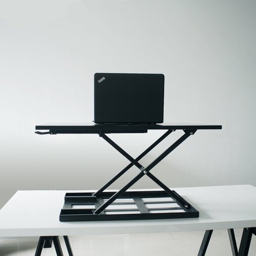 Standing Desk,Big Height Adjustable Standing Desk Converter, 20.1×31.5 Inch Work Area, Fully Assembled (Black)