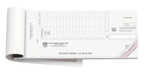5Forms 100018-2 Classic Design 2-Part Booked Deposit Tickets 8 7/8 x 3 3/8" Qty 150 Tickets