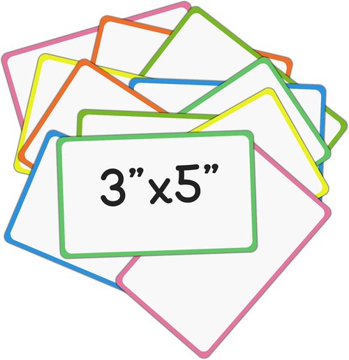 Magnetic Dry Erase Labels by [Brand Name] - 12 Pack Reusable Name Tags | 3x5 Inches Eco-Friendly Whiteboard Labels for Organizing